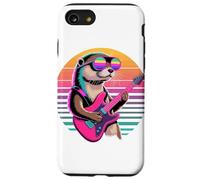 Rétro Loutre de Mer Guitariste Loutres Guitare Coque pour iPhone SE (2020) / 7/8