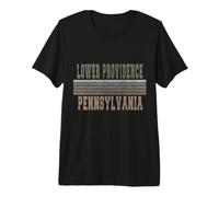 Retro Lower Providence Pennsylvanie T-Shirt Haut de Gamme