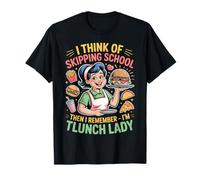 Retro Lunch Lady I'm The Lunch Lady Back to School Apparel T-Shirt