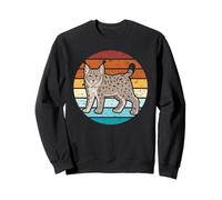 Retro Lynx Animal Keeper Zookeeper Wildlife Bobcat Sweatshirt