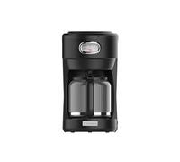 - Retro - Machine à café - Cafetière filtre - Avec filtre réutilisable - 10 tasses de café - Noir
