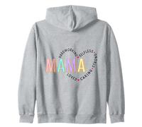 Retro Mama, travailleuse, désintéressée, Forte et aimée Sweat à Capuche