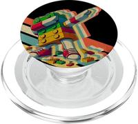Retro Master Builder Dabbing Blocks Bricks Funny Toy Builder PopSockets PopGrip pour MagSafe