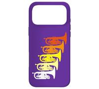 Rétro Mellophone Art du Fier Mellophoniste ou Fierté Fanfare Coque pour iPhone 17 Pro Max