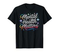 Retro Mental Health Matters Thérapie de Sensibilisation aux Soins personnels T-Shirt
