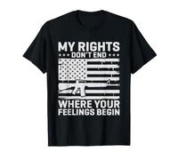 Rétro Mes Droits ne s'arrêtent Pas là où Vos Sentiments commencent T-Shirt