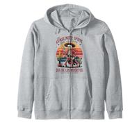 Rétro Mexican Heritage Wild West Squelette Cowboy Vintage Sweat à Capuche