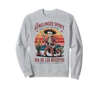 Rétro Mexican Heritage Wild West Squelette Cowboy Vintage Sweatshirt