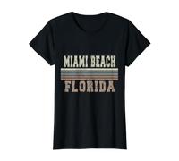 Retro Miami Beach, Floride T-Shirt Graphique avec Valeur
