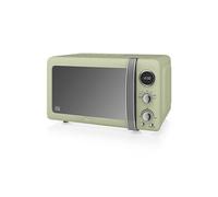 Retro Micro-ondes Numérique 20L, 5 Niveaux Puissance, Décongélation, Minuterie,, SM22030GN, 800, Vert