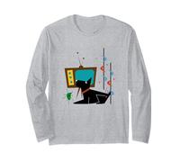 Retro Mid Century Modern Dog 1950s Midcentury Aesthetic Manche Longue