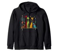 Retro Mid-Century Modern Dog 50's 60's Style Funny Dog Cute Sweat à Capuche