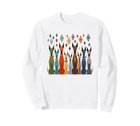 Retro Mid-Century Modern Dog 50's 60's Style Funny Dog Cute Sweatshirt