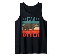 Rétro Mignon Amoureux Loutres Fan Amateur Loutre De Mer Débardeur