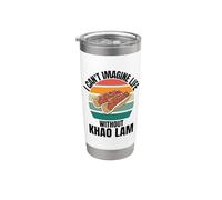 Rétro mignon Khao Lam I Can't Imagine Life Without Khao Lam Gobelet isotherme en acier inoxydable double paroi