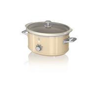 Retro Mijoteuse 3,5L Poêle Amovible en Céramique Antiadhésive, Vintage,, SF17021CNEU, 200, Crème