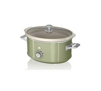 Retro Mijoteuse 3,5L Poêle Amovible en Céramique Antiadhésive, Vintage,, SF17021GNEU, 200, Vert