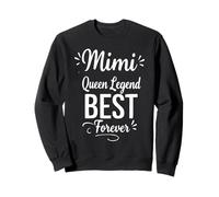 Retro Mimi Best Queen Legend Forever - Proud Mimi Grandma Sweatshirt