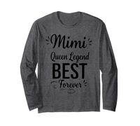 Retro Mimi Queen Legend Best Forever - Proud Mimi Grandma Manche Longue