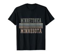Rétro Minnetonka Minnesota T-Shirt Graphique avec Valeur