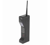 Retro Mobile Phone, Inflatable Mobile Phone,Retro Brick Cell Phone Ornament,for 80's 90's Halloween Party Decorations Supplies Retro Cell Dress Accessory (Black)