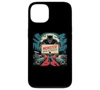 Rétro Monstre Drive-In Horreur Movie Art Vintage Coque pour iPhone 13