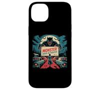 Rétro Monstre Drive-In Horreur Movie Art Vintage Coque pour iPhone 14 Plus