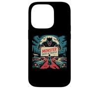 Rétro Monstre Drive-In Horreur Movie Art Vintage Coque pour iPhone 14 Pro