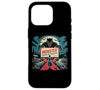 Rétro Monstre Drive-In Horreur Movie Art Vintage Coque pour iPhone 16 Pro