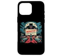 Rétro Monstre Drive-In Horreur Movie Art Vintage Coque pour iPhone 16 Pro Max