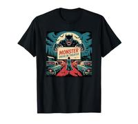 Rétro Monstre Drive-In Horreur Movie Art Vintage T-Shirt