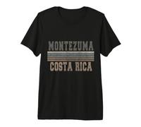 Rétro Montezuma Costa Rica T-Shirt Haut de Gamme