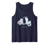 Retro Moped Design: Motor Scooter Boy, Rude Girl, Scooterist Débardeur
