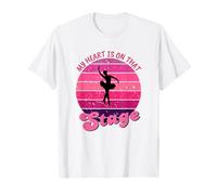 Retro My Heart Is On That Stage Dance Mom Ballerines vintage T-Shirt