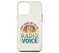 Rétro Ne m'obligez Pas à Utiliser ma Radio Voice Retro Coque pour iPhone 12 Pro Max