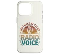 Rétro Ne m'obligez Pas à Utiliser ma Radio Voice Retro Coque pour iPhone 16 Pro