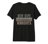 Rétro New Hope Minnesota T-Shirt Haut de Gamme