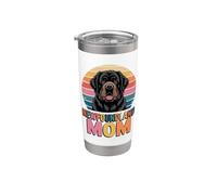 Retro Newfoundland Mom Newfie Gobelet isotherme en acier inoxydable double paroi