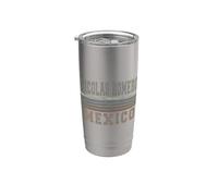 Rétro Nicolas Romero Mexique Gobelet isotherme en acier inoxydable double paroi