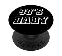 Retro Nineties Child Throwback Era 90s Baby PopSockets PopGrip Adhésif