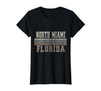 Retro North Miami, Floride T-Shirt Graphique avec Valeur