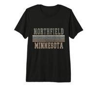 Rétro Northfield Minnesota T-Shirt Haut de Gamme