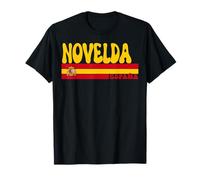 Retro NOVELDA City Spain Vintage Esthétique Vacances d'été T-Shirt