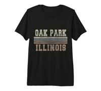 Rétro Oak Park, Illinois T-Shirt Haut de Gamme