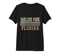 Rétro Oakland Park, Floride T-Shirt Haut de Gamme
