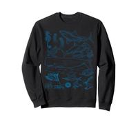 Retro Ocean Wildlife - Shark, Fish & Octopus Vibes Sweatshirt