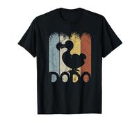 Rétro Oiseau Funky Vintage Silhouette de Dodo T-Shirt