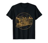 Retro Old Locomotive Train Vintage Locomotive Gift Ideas T-Shirt