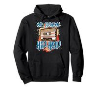 Retro Old School Hip Hop 80s 90s Graffiti Cassette Sweat à Capuche