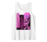 Retro Oni Cyberpunk Samurai Arts Bushido Warrior Débardeur